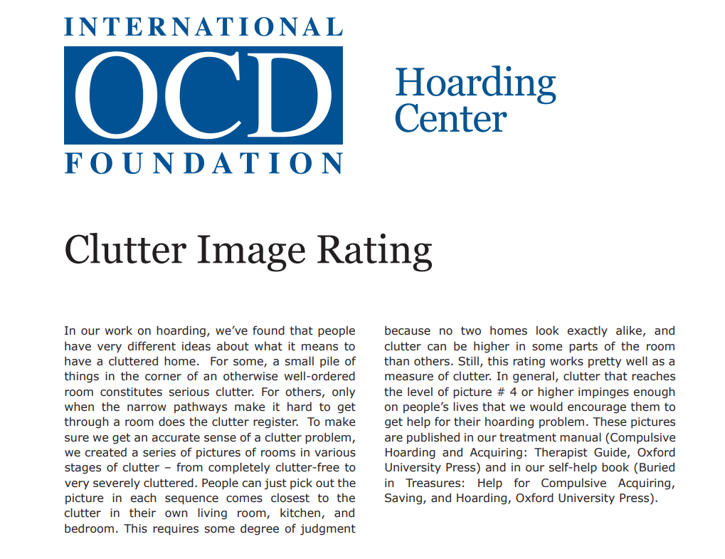 Hoarding Center International OCD Foundation